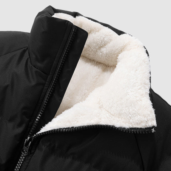 Shearling-Lined Puffer Jacket