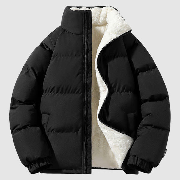 Shearling-Lined Puffer Jacket