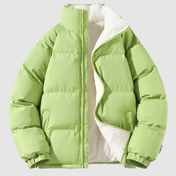 Shearling-Lined Puffer Jacket