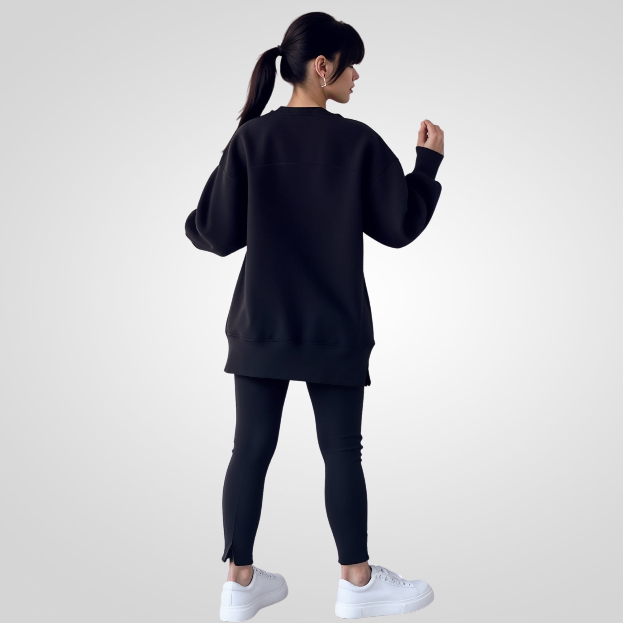 Oversized Sweatshirt and Leggings Set