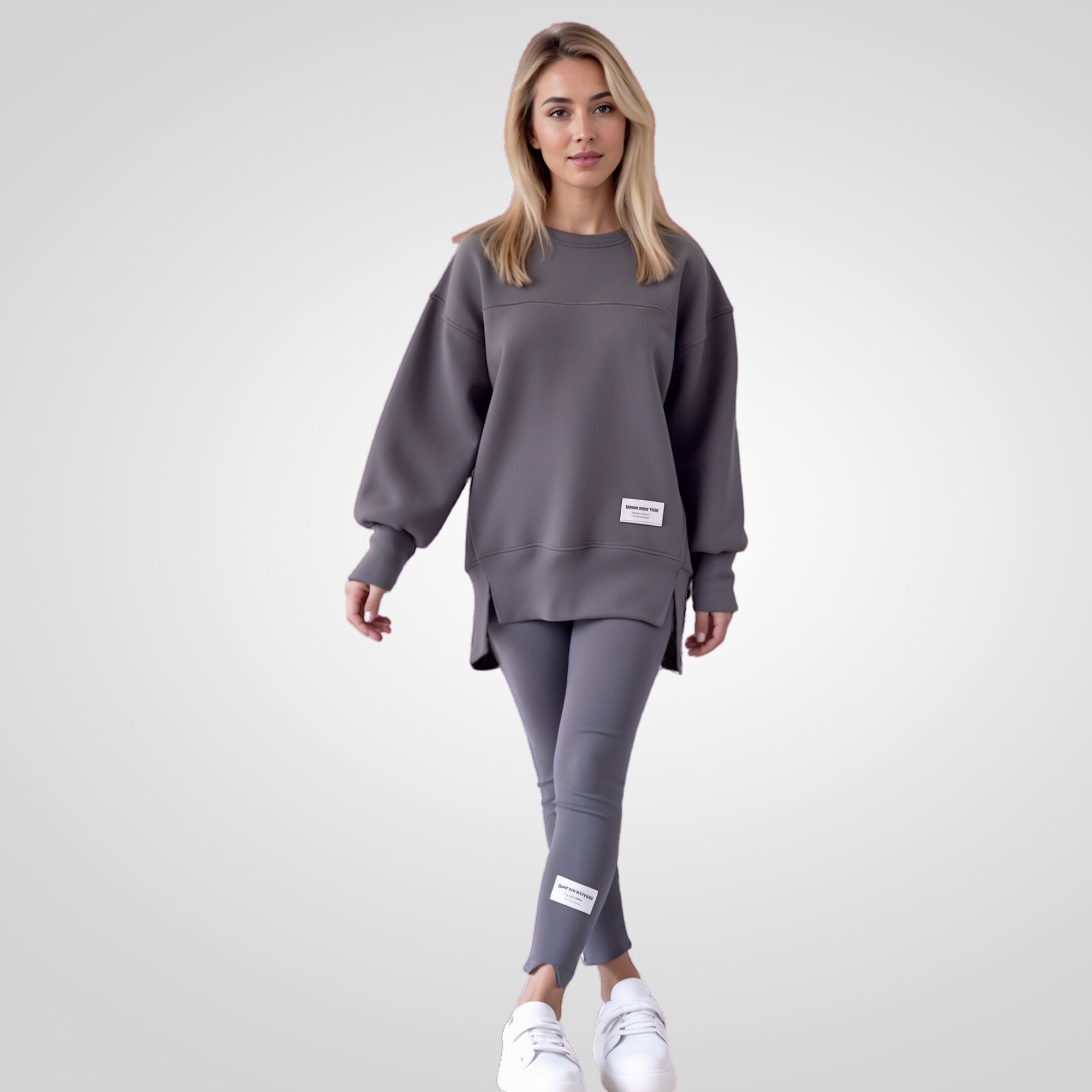 Oversized Sweatshirt and Leggings Set