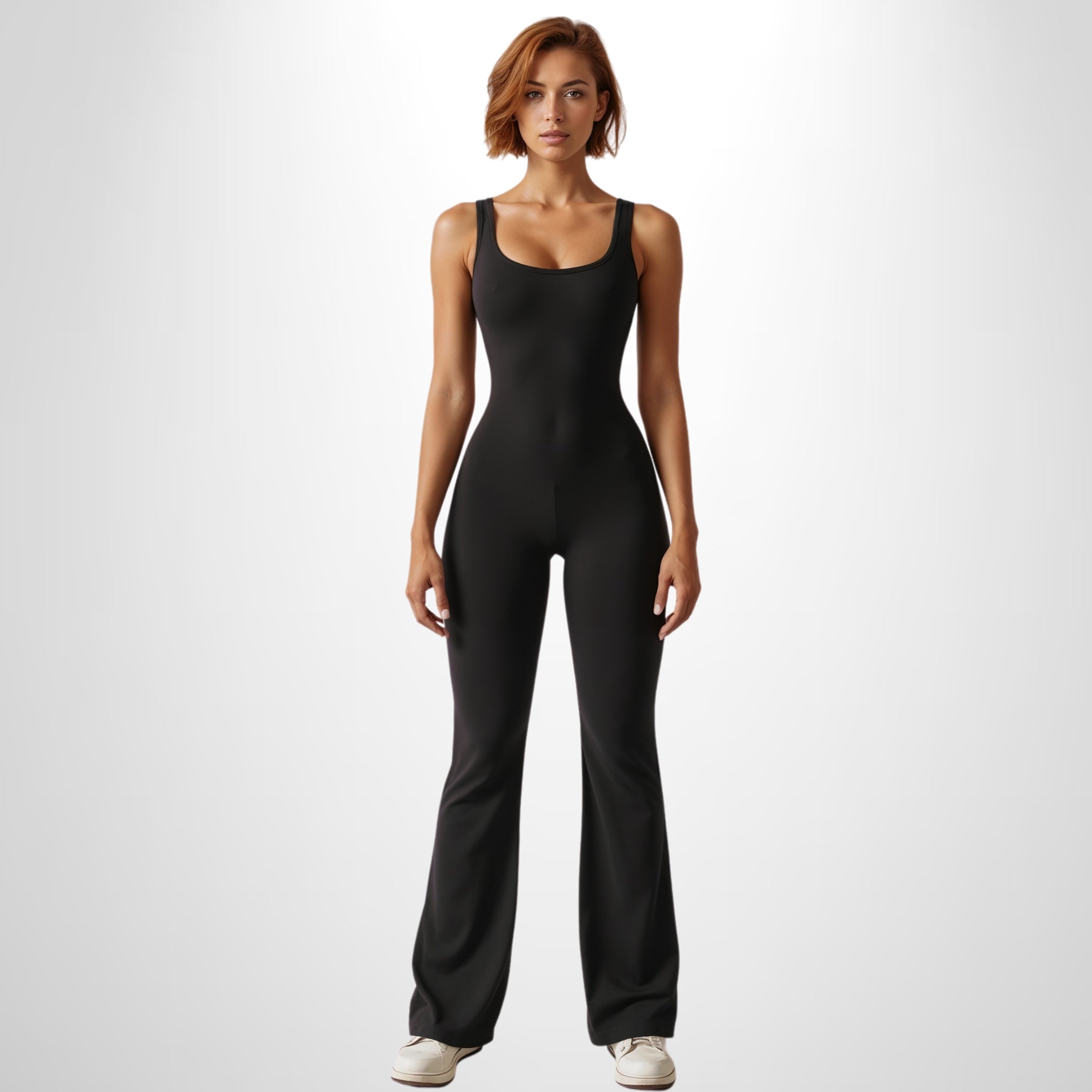 Sleek Flared Jumpsuit