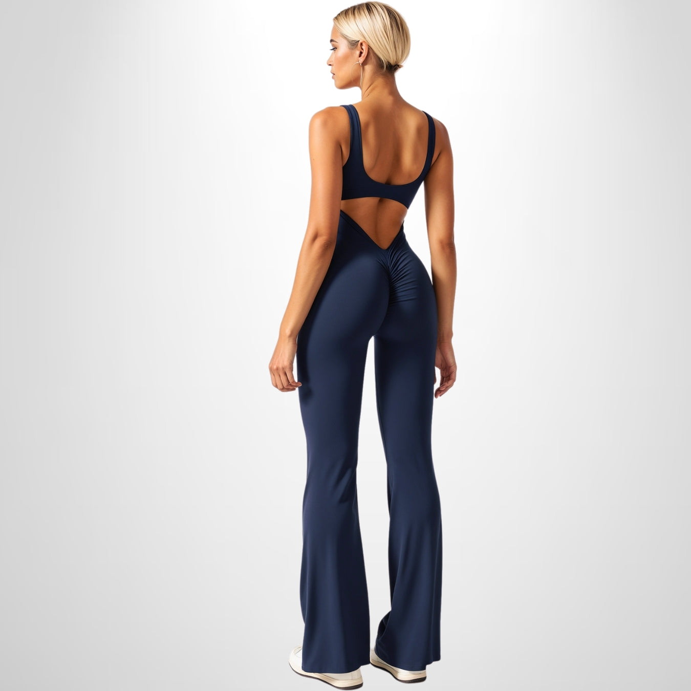 Sleek Flared Jumpsuit