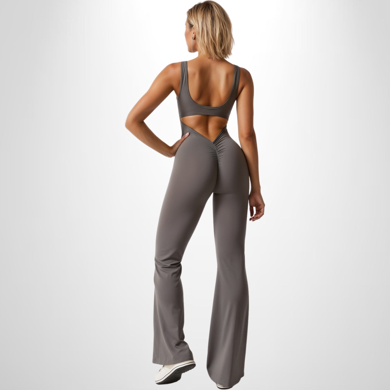 Sleek Flared Jumpsuit