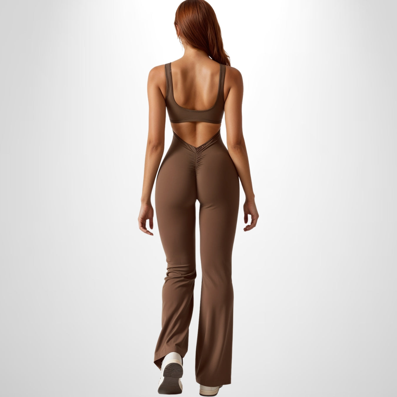 Sleek Flared Jumpsuit