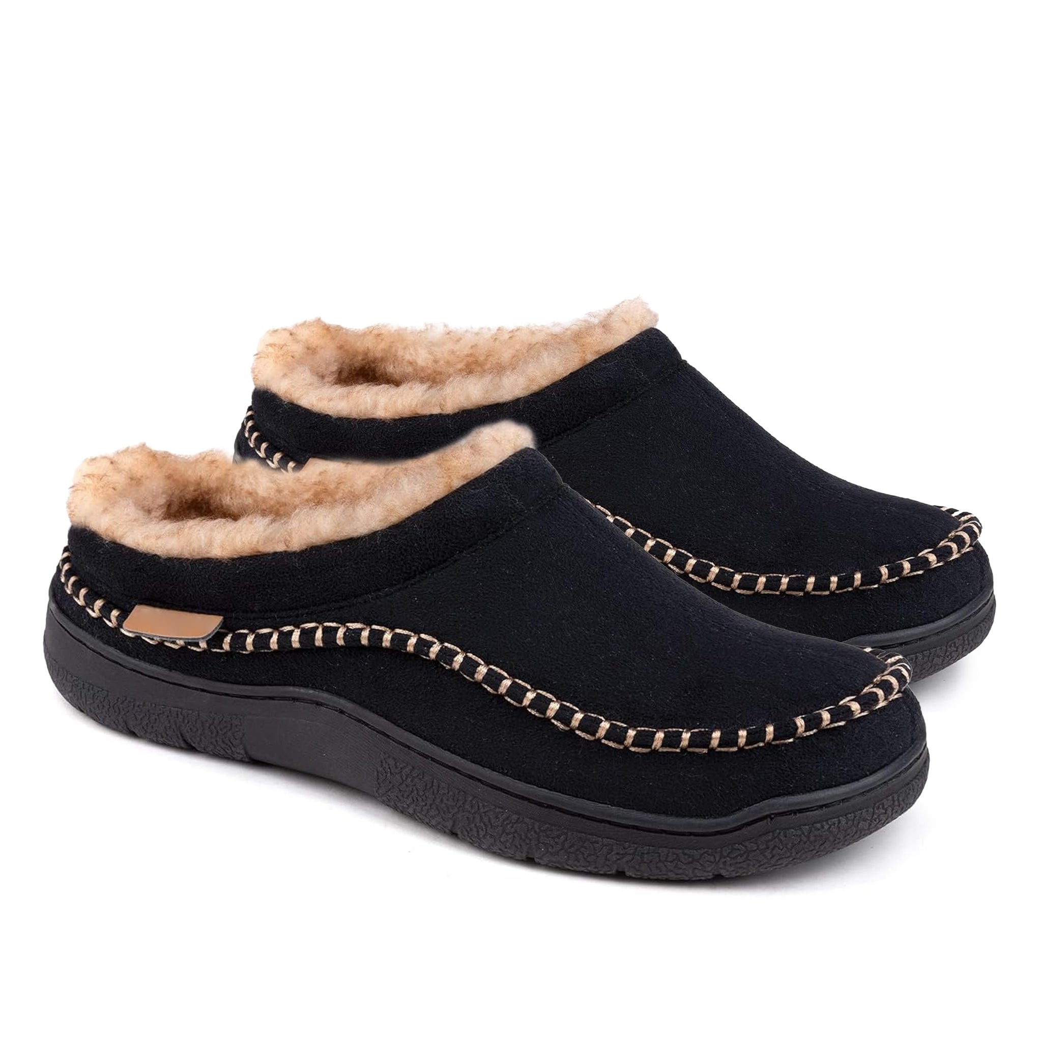 Shearling-Lined Slippers