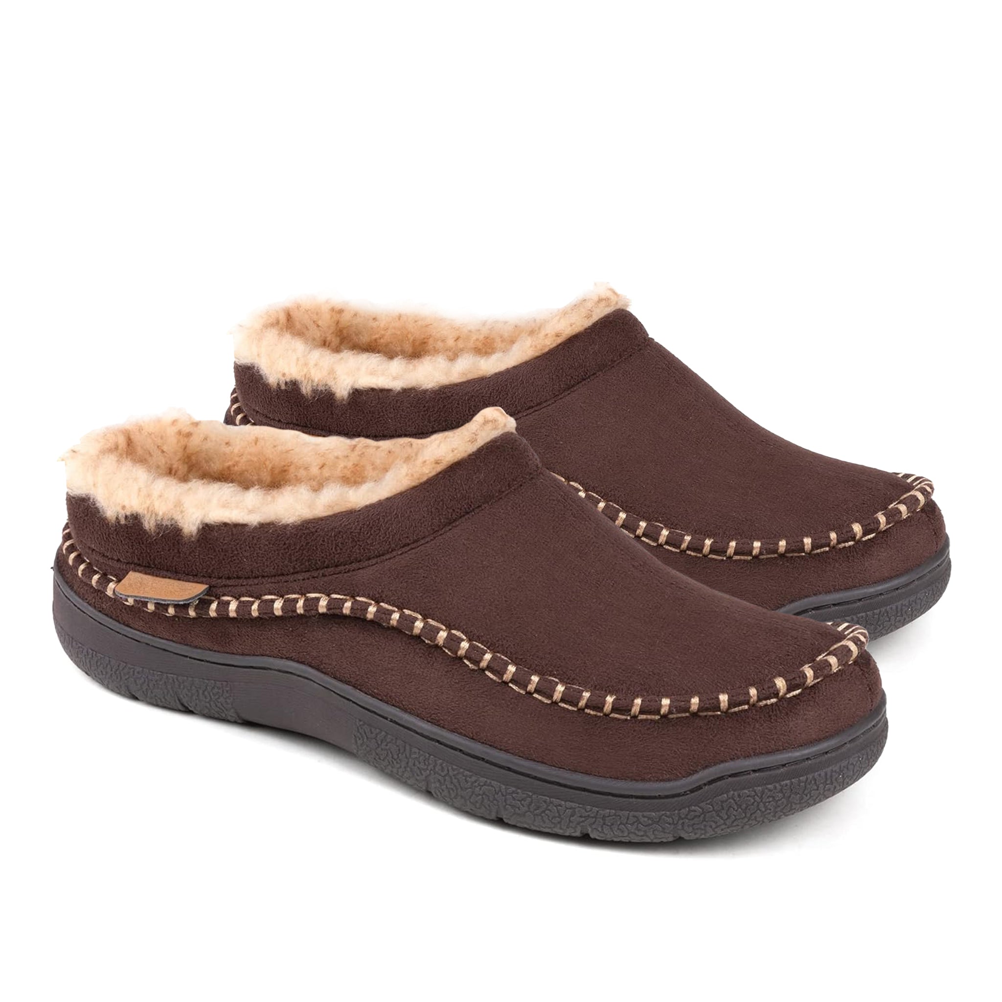 Shearling-Lined Slippers