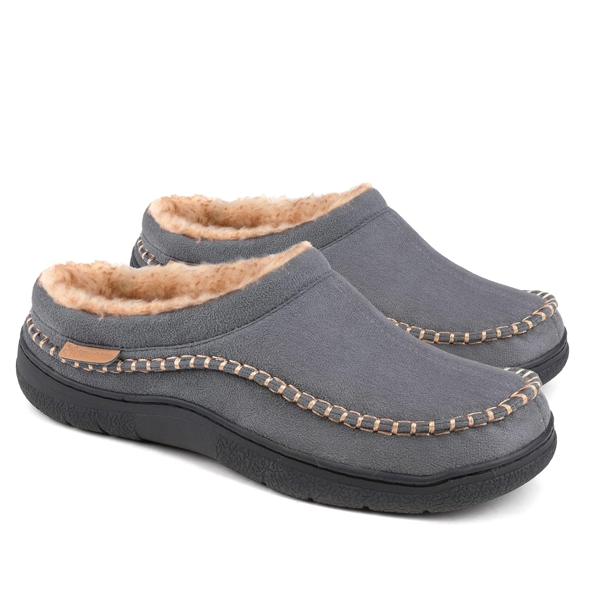 Shearling-Lined Slippers