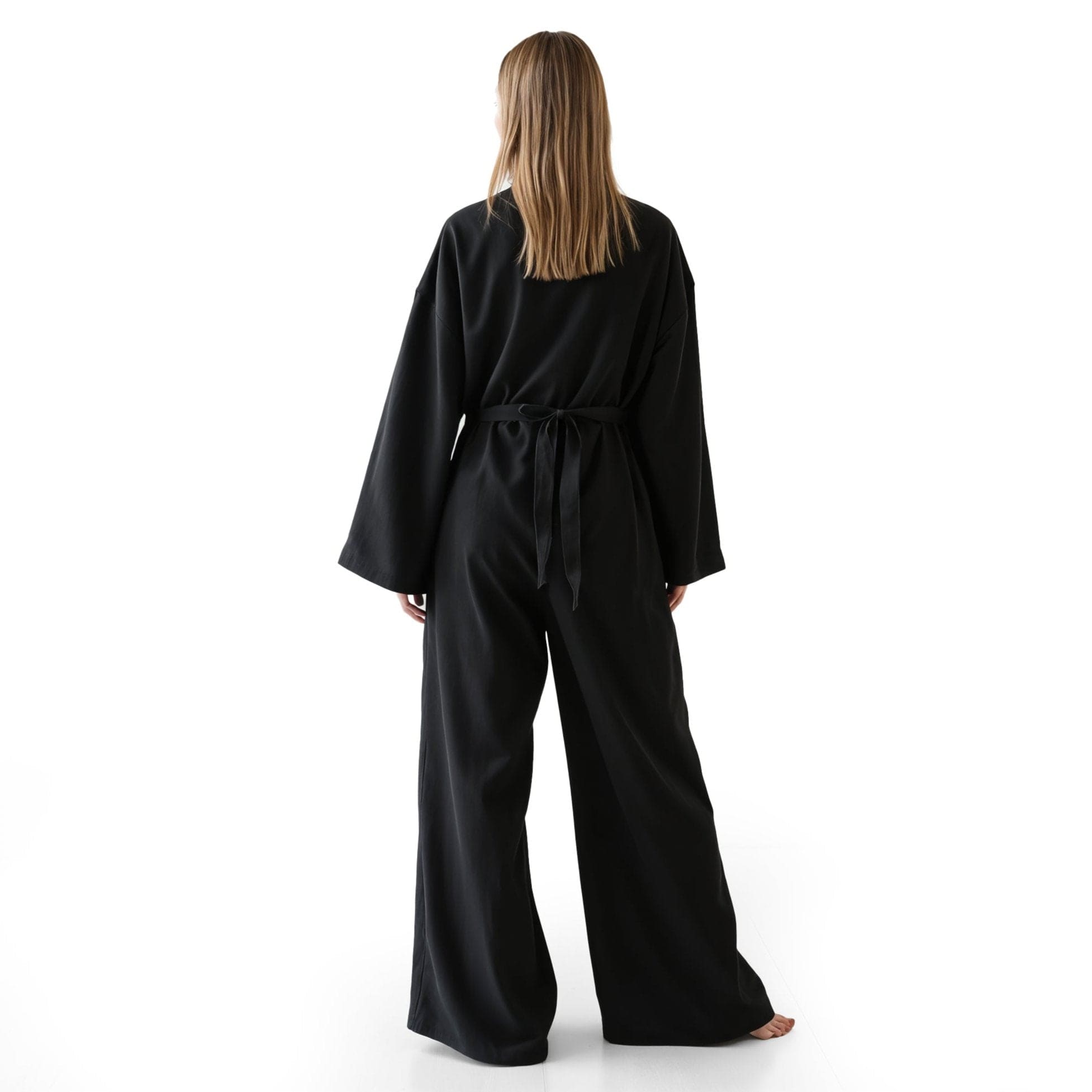 Two-Piece Belted Lounge Set