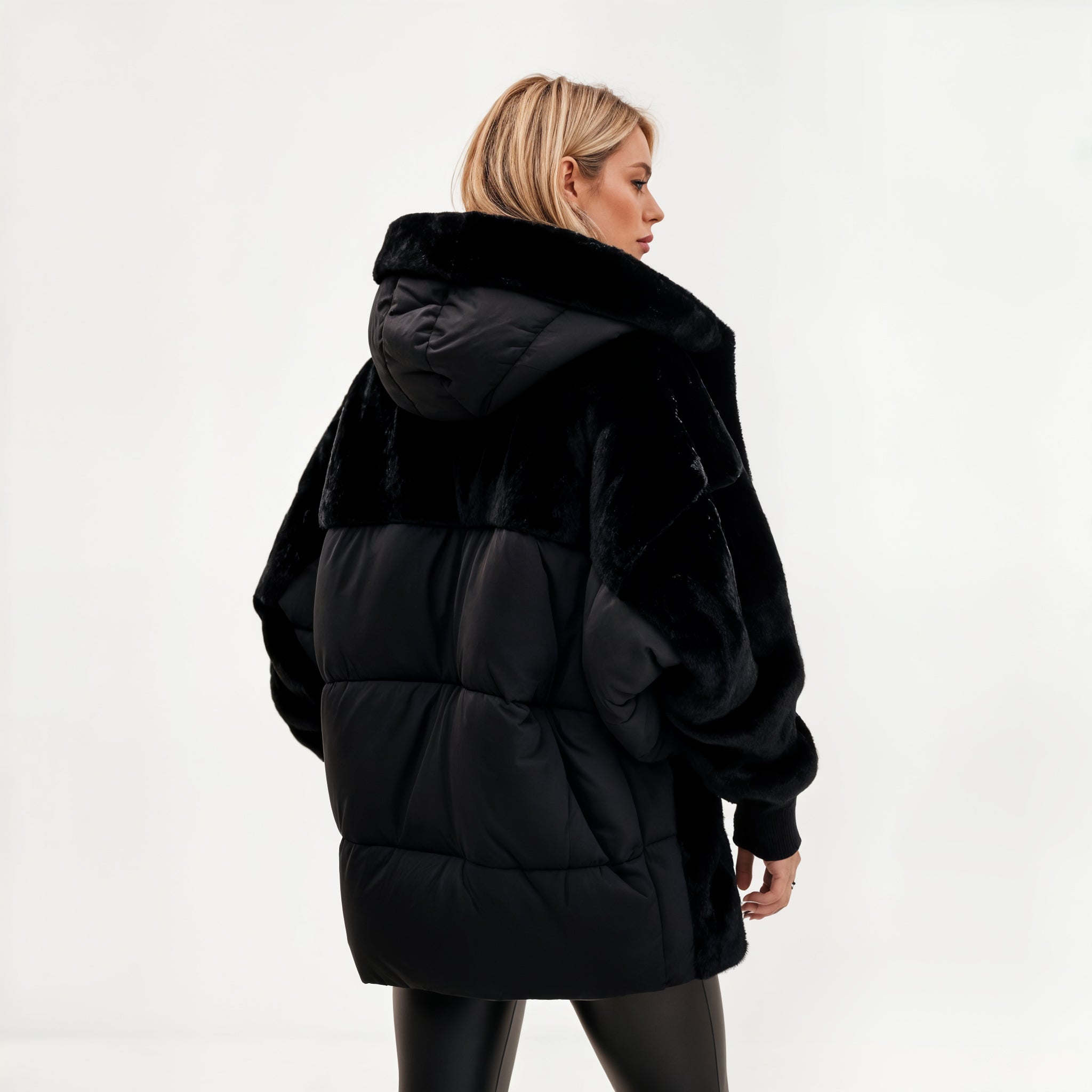 Oversized Faux-Fur Winter Jacket