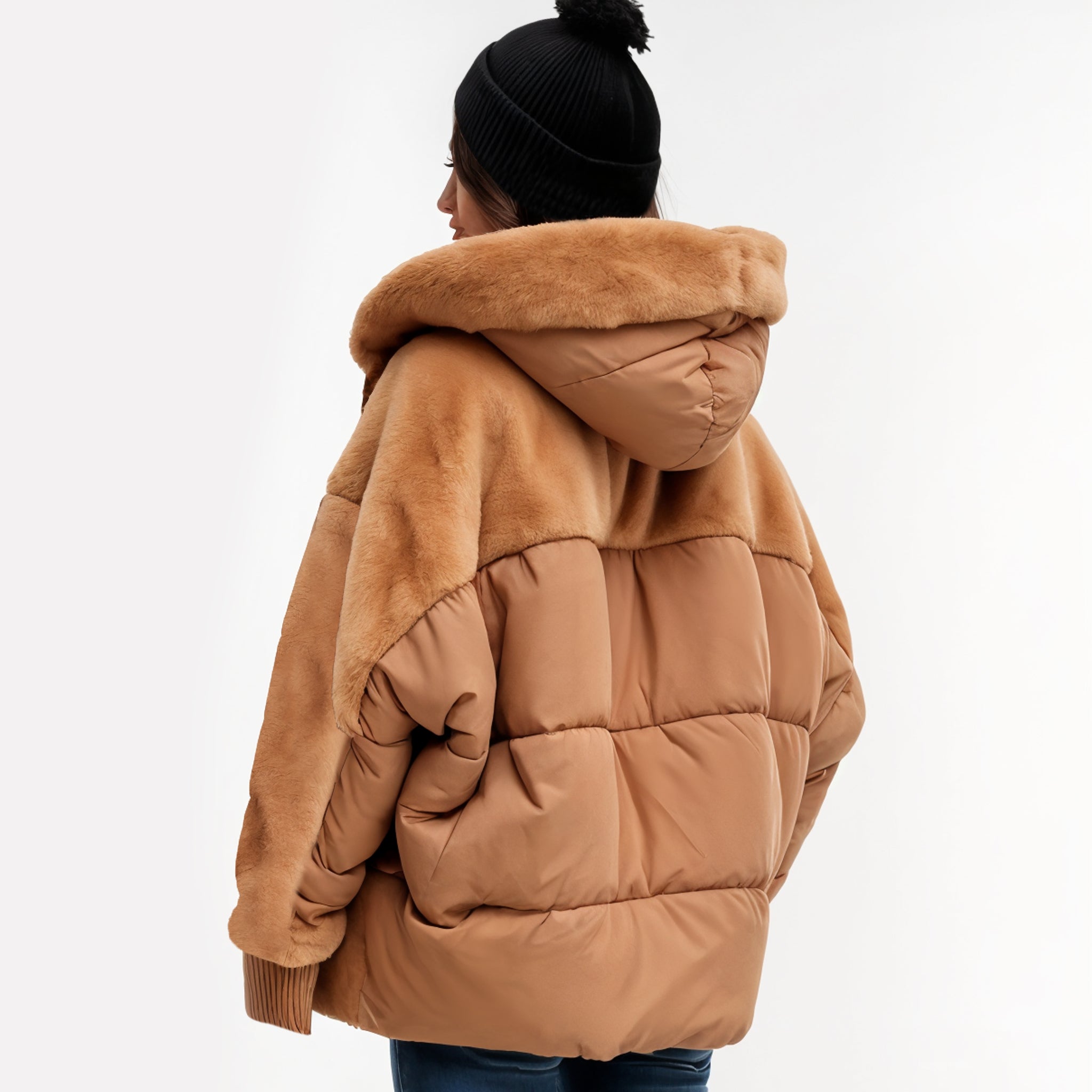 Oversized Faux-Fur Winter Jacket