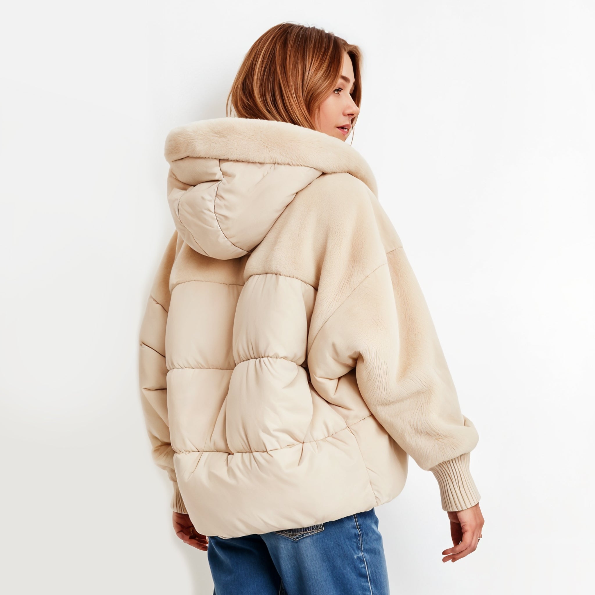 Oversized Faux-Fur Winter Jacket